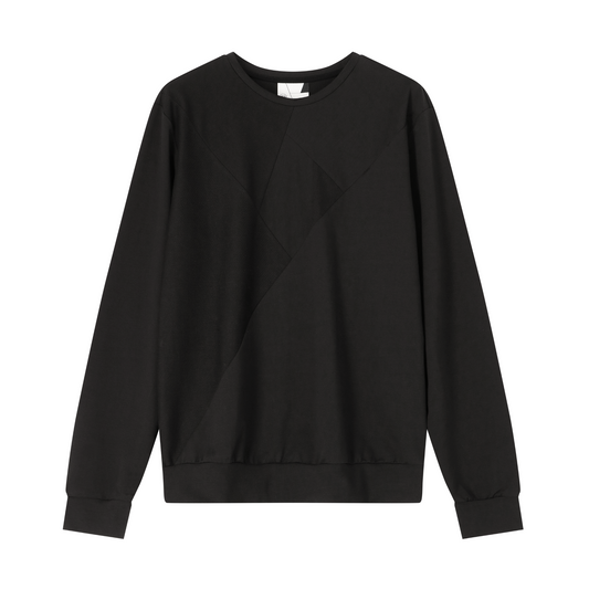 CRYSTAL Sweatshirt - Pure Black