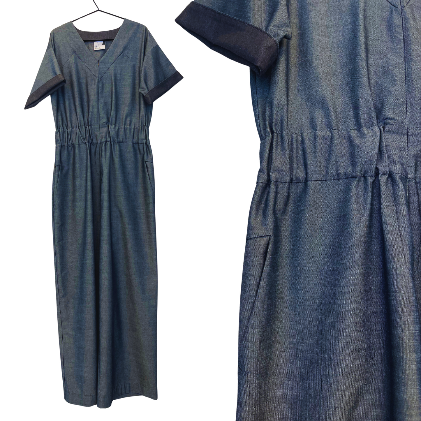 POINTY Jumpsuit - Steel Blue