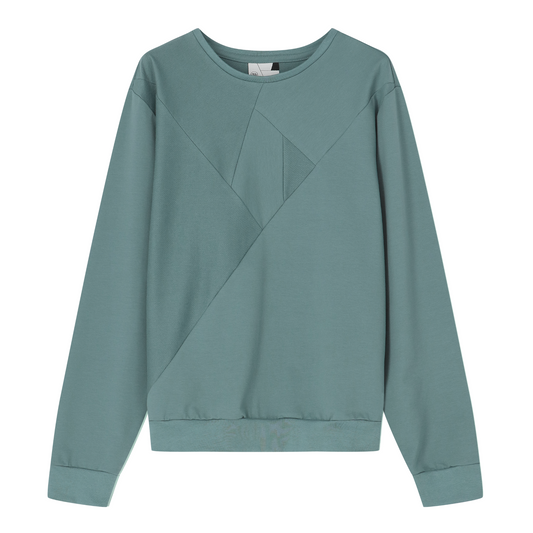 CRYSTAL Sweatshirt - Sage Grey