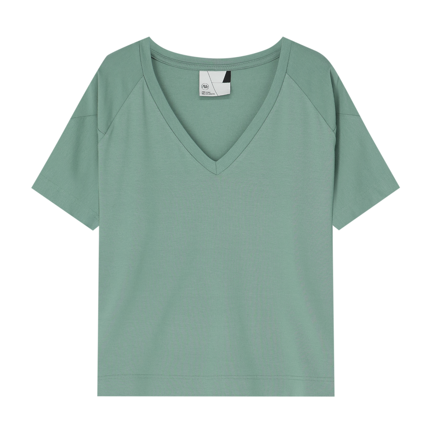 POINTY Blouse V-neck - Dusty Sea Glass